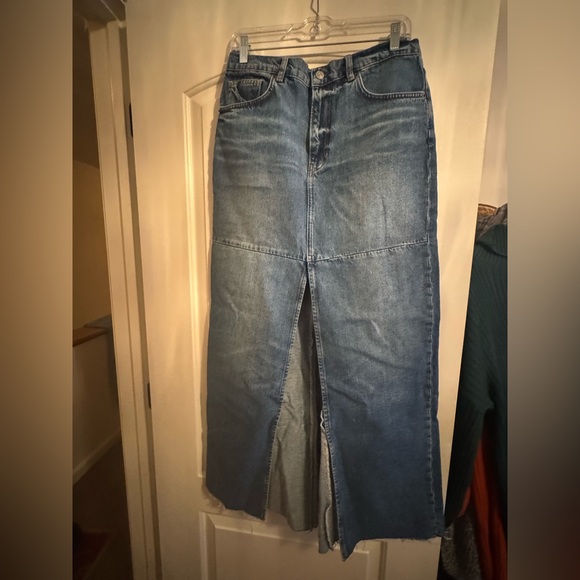 Reformation Tazz Maxi Denim Skirt - Picture 1 of 10